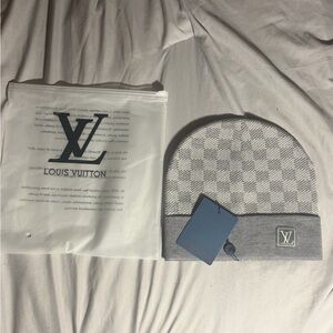 LV Grey Beanie